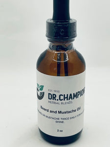 Champion's Beard and Mustache Oil 2 oz