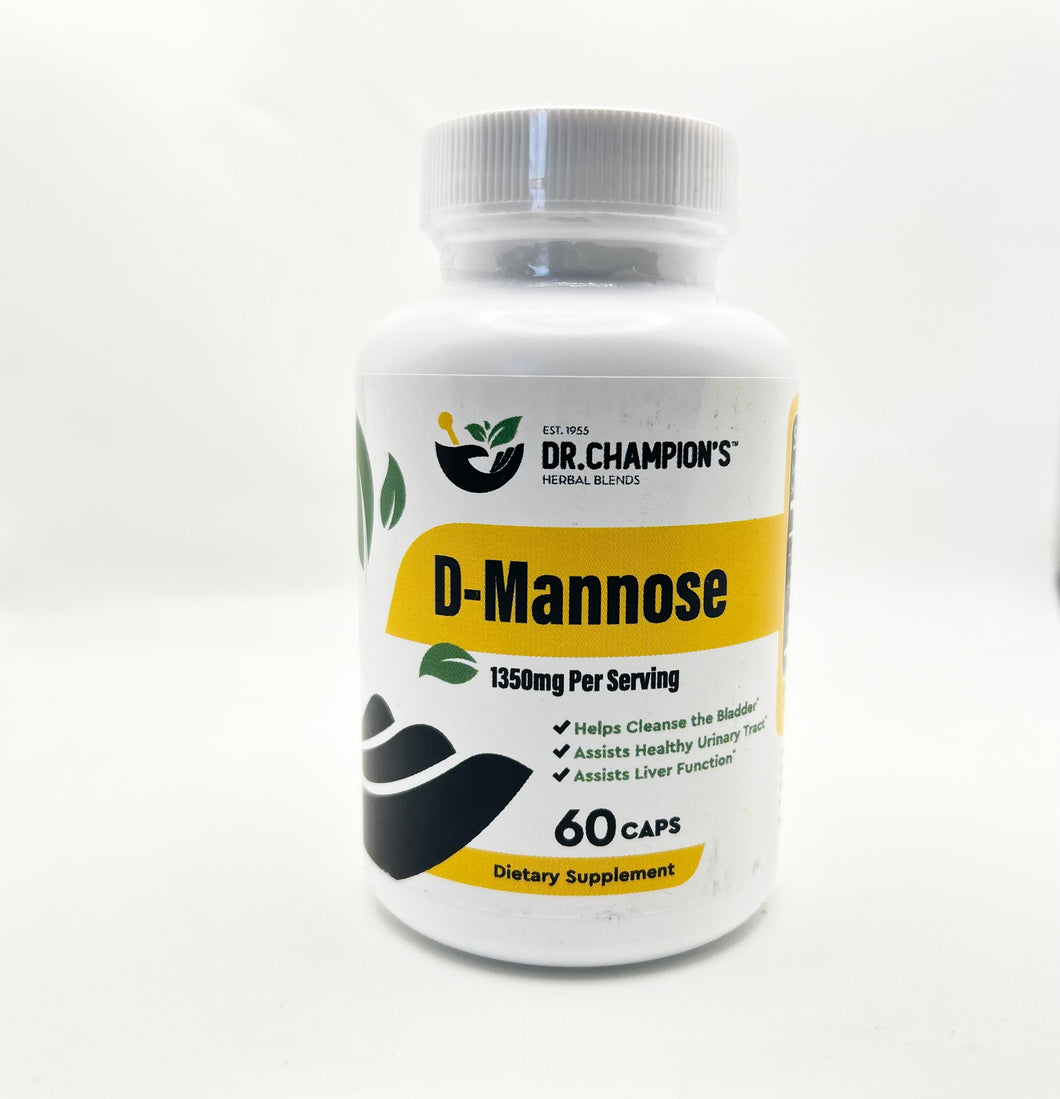 D-Mannose Capsules 60 Count