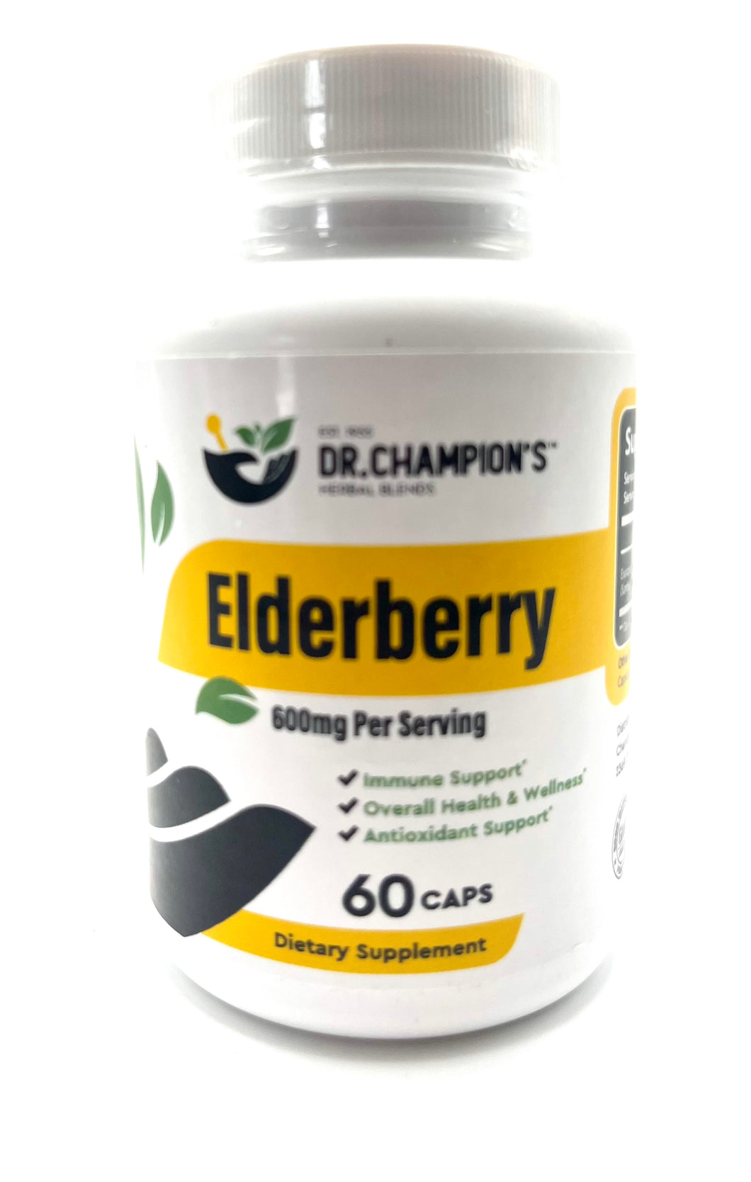 Elderberry Capsules 60 Ct