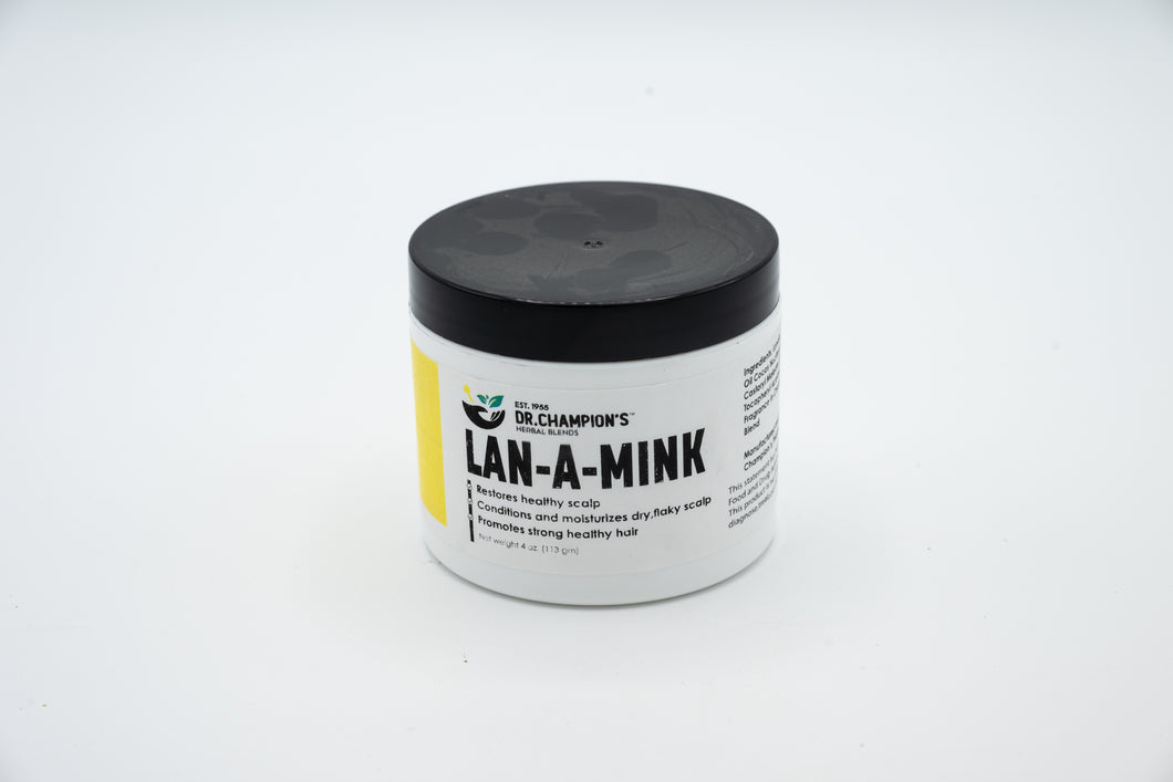 Champion’s Lan-A-Mink Scalp Conditioner 4 oz.